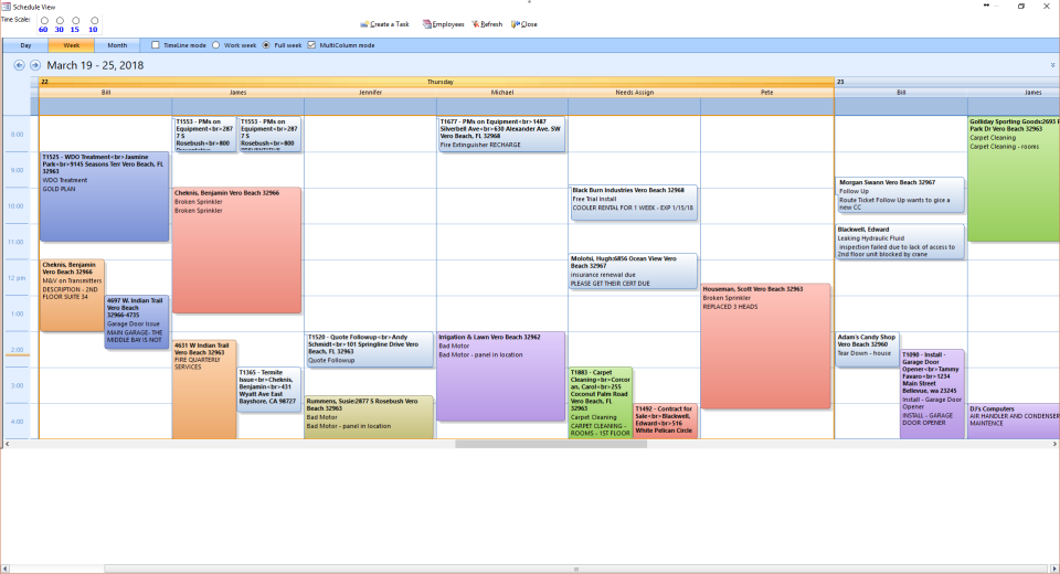 screenshot of The Service Program